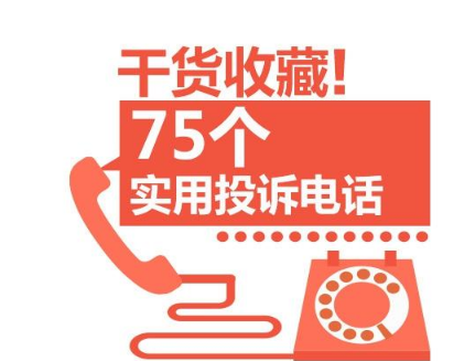 各种举报维权电话